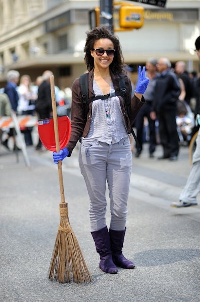 The Original Garden Broom | Cleaning up the Vancouver Riot | Picture 4